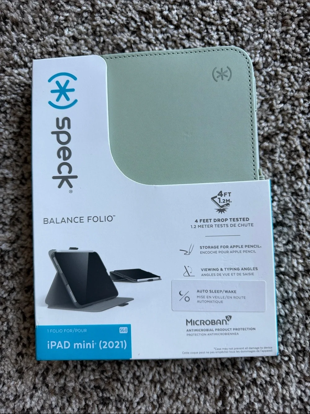 speck Balance Folio iPad mini Case - Sage Green